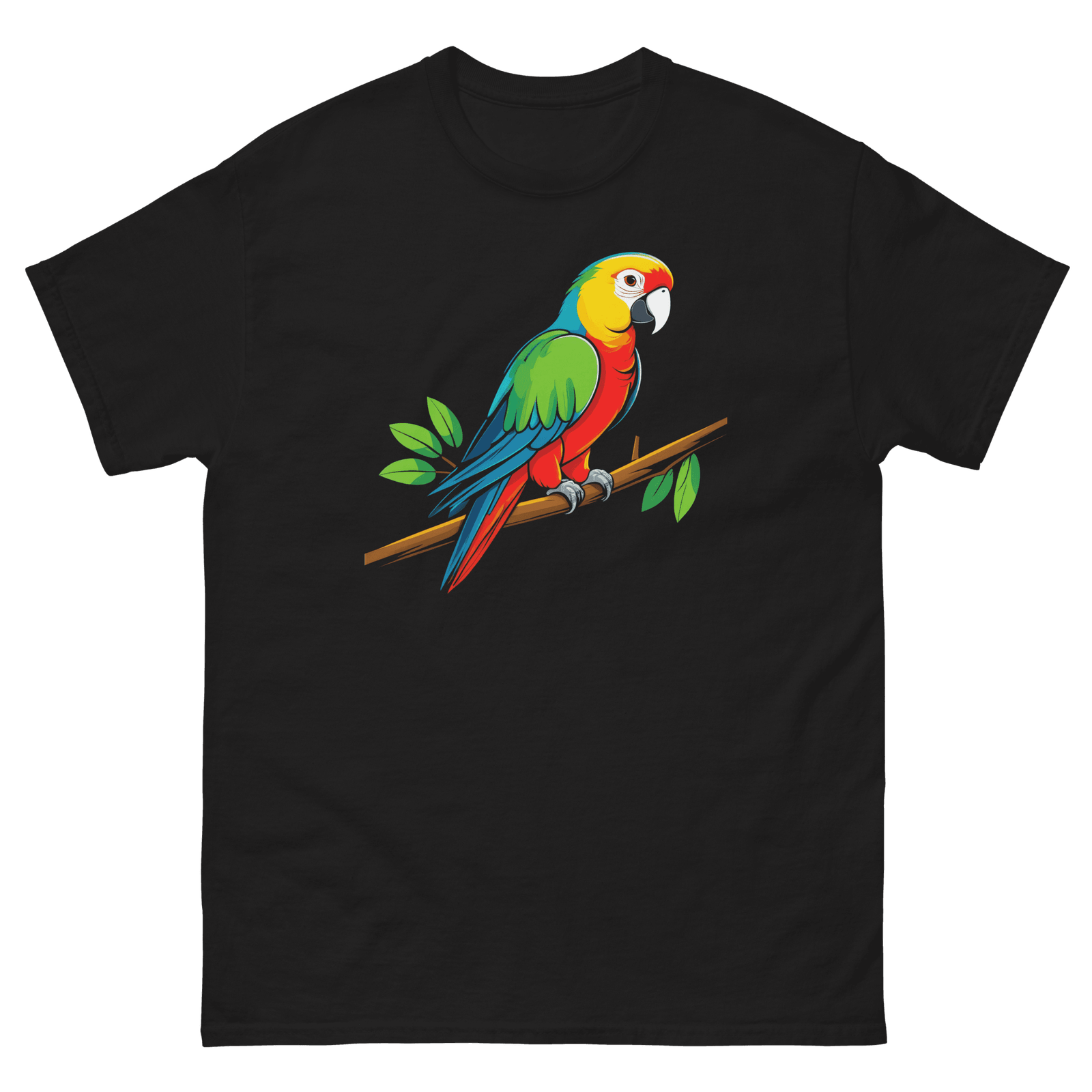 Vibrant Parrot T-Shirt Design