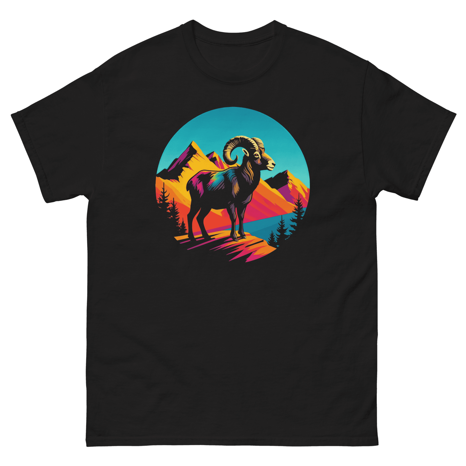 Mountain Ram T-Shirt - Mountain Adventure Graphic Tee