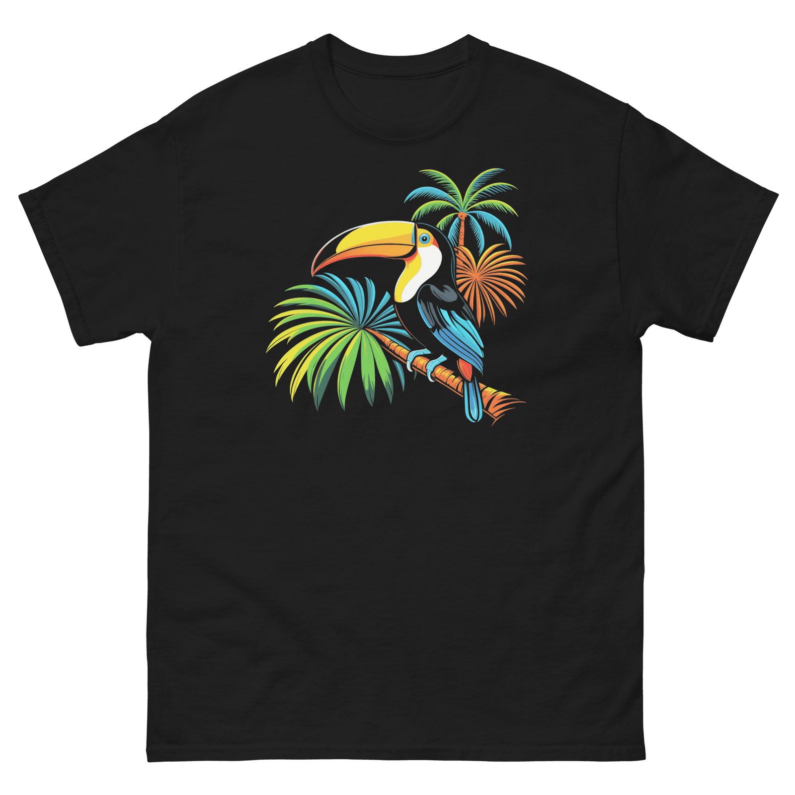 Vibrant Toucan Graphic T-Shirt