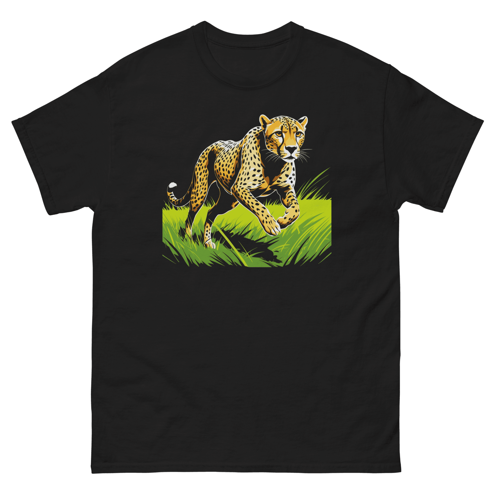 Vibrant Cheetah T-Shirt - Cheetah Graphic